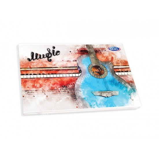 τετραδιο μουσικησ πλαγιο 40φυλλων skag 02.11.0176