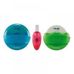 μηχανικο μολυβι με γομα capsule slim 0.5mm, ηβ, 5 χρωματα milan 02.15.0027